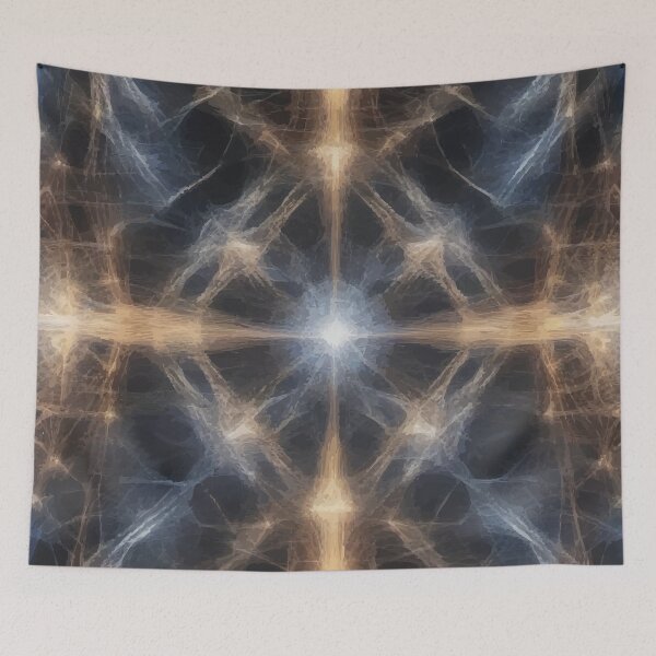 Item preview, Fractal Nexus: Lightwoven Realms designed and sold by AbstractAnom.