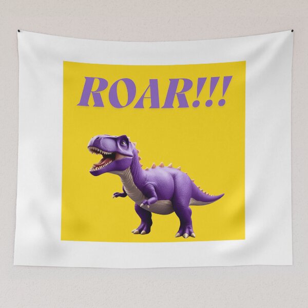 Item preview, ROAR!!! Purple Dinosaur designed and sold by FAMILY DYNASTY.