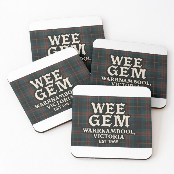 Item preview, ALT Green Tartan Wee Gem Warrnambool  designed and sold by WeeGemMerch.