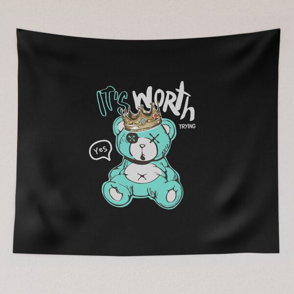 Item preview, Cute bear Teddy- Streetwear designed and sold by Krasnovaovaova.
