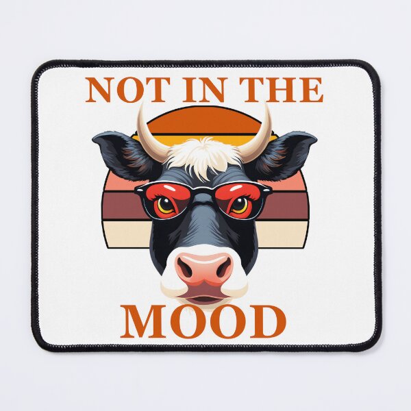 Item preview, Cow Not In The Mood designed and sold by Museum Of Non-Existing Art.