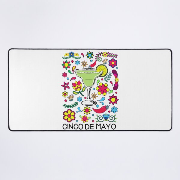Vista previa del artículo con la obra « retro Feliz Boho Flor Cinco De Mayo México regalo amor», diseñado y vendido por Amzkao.