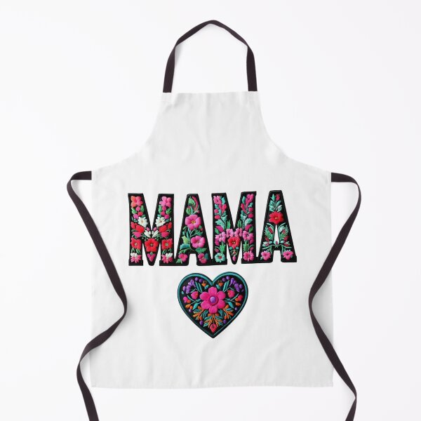Item preview, MAMA – Floral Embroidery-Inspired Art designed and sold by MJO80.