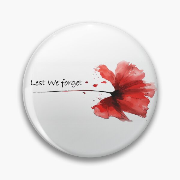 Item preview, Red Poppy Lest We Forget designed and sold by SHOESLI.