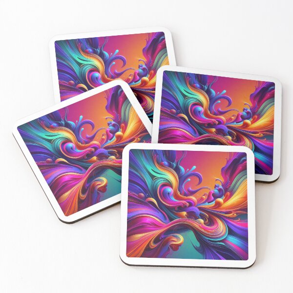 Item preview, AI-Designed Abstract Colorful Liquid Art – Vibrant & Modern Artwork for Clothing, Accessories & Creative Fashion designed and sold by knalpot-design.