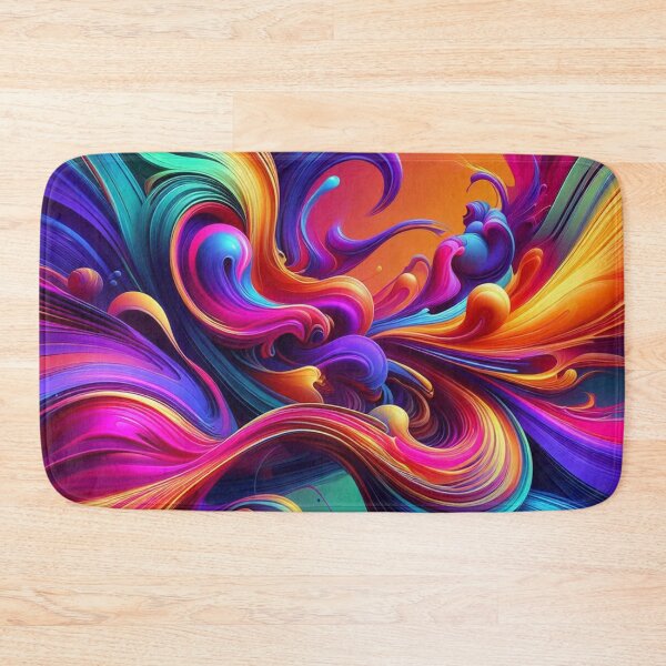 Item preview, AI-Designed Abstract Colorful Liquid Art – Vibrant & Modern Artwork for Clothing, Accessories & Creative Fashion designed and sold by knalpot-design.