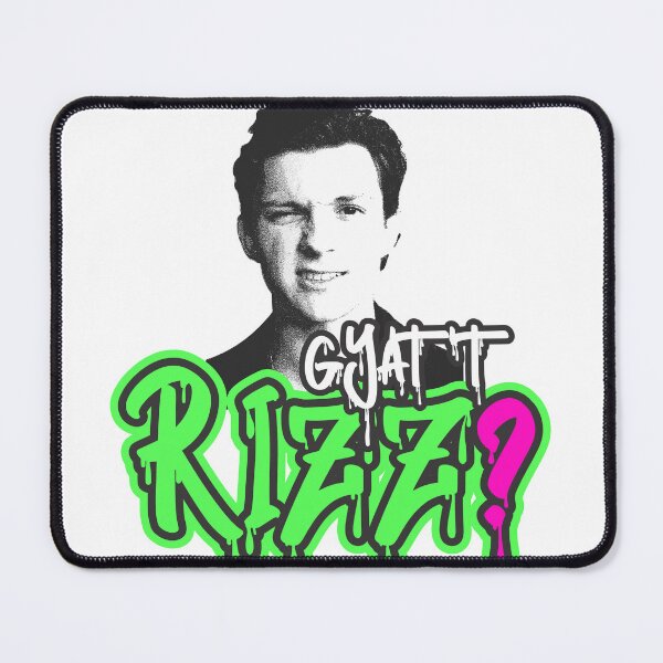 Artikelvorschau, Gyatt Rizz Gen Z sagt: Tom Holland entworfen und verkauft von ColorWheelDsign.