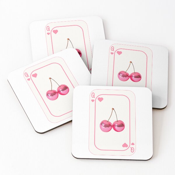 Item preview, Pink Disco Ball Cherries Playing Card designed and sold by Nova~Prints.