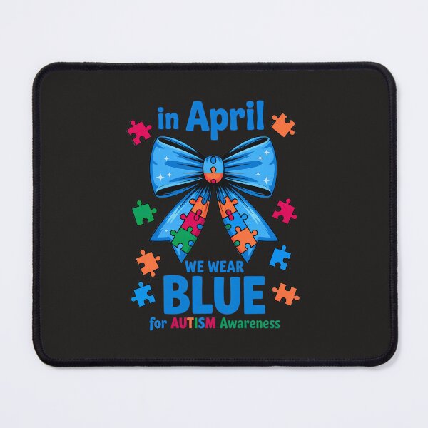 Item preview, In April, We Wear Blue For Autism Awareness - Celebrate Diversity And Support Understanding designed and sold by elynne9.