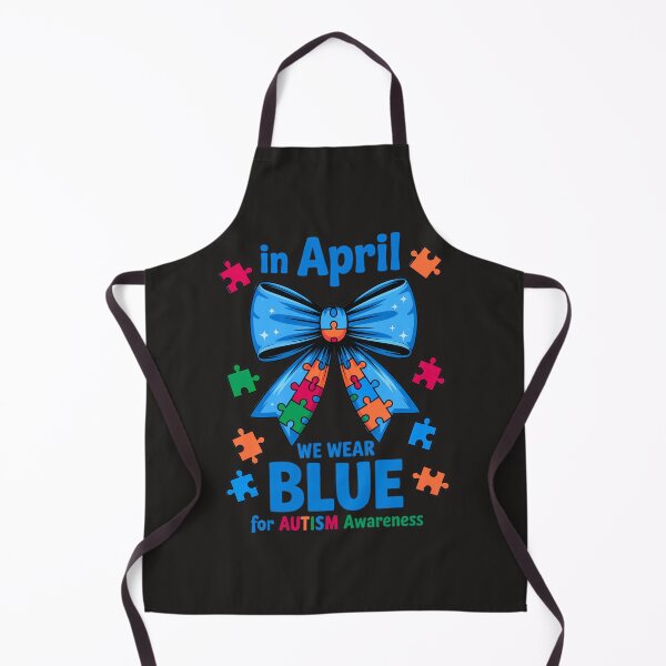 Item preview, In April, We Wear Blue For Autism Awareness - Celebrate Diversity And Support Understanding designed and sold by elynne9.