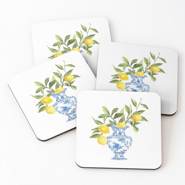 Item preview, Italian Lemon in Chinoiserie Ginger Jar designed and sold by Nova~Prints.