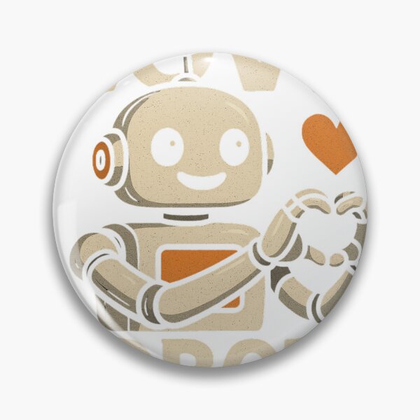 Item preview, I Love Robot – Futuristic AI Digital Art Tee designed and sold by StylelnkTU.
