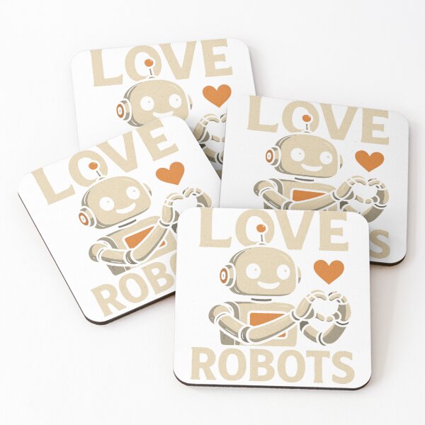 Item preview, I Love Robot – Futuristic AI Digital Art Tee designed and sold by StylelnkTU.
