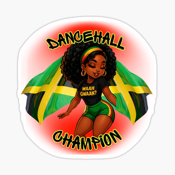 Item preview, Jamaican Dancehall Diva Illustration​ designed and sold by Ms.Ranty.