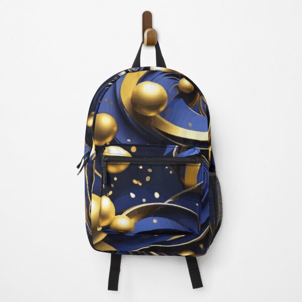 Item preview, Abstract Spiral Starry Night with Gold Planets designed and sold by Vicky Brago-Mitchell®.