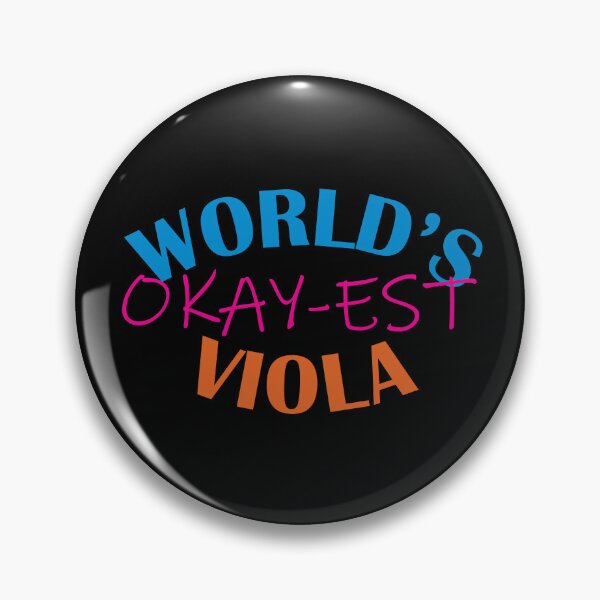 Artikelvorschau, Die okayste Viola der Welt Sticker entworfen und verkauft von Jabbledab.