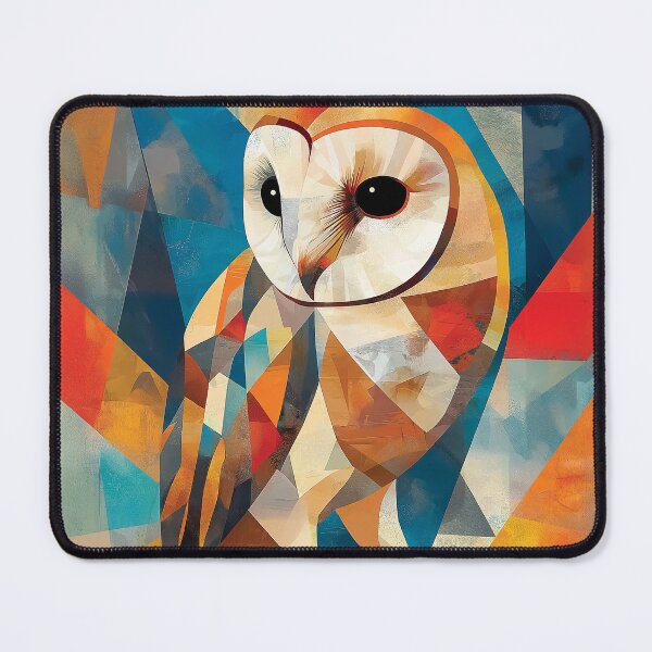 Item preview, A colorful striking design of a barn ow. designed and sold by HEMRO.