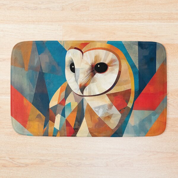 Item preview,  A colorful striking design of a barn ow. designed and sold by HEMRO.