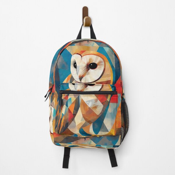Item preview, A colorful striking design of a barn ow. designed and sold by HEMRO.