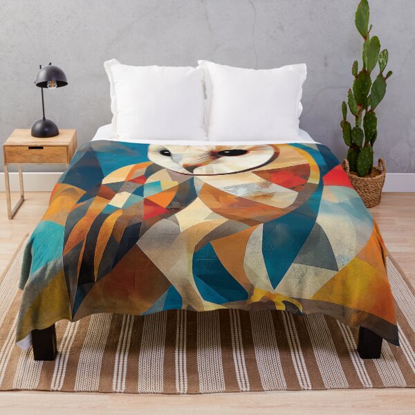 Item preview,  A colorful striking design of a barn ow. designed and sold by HEMRO.