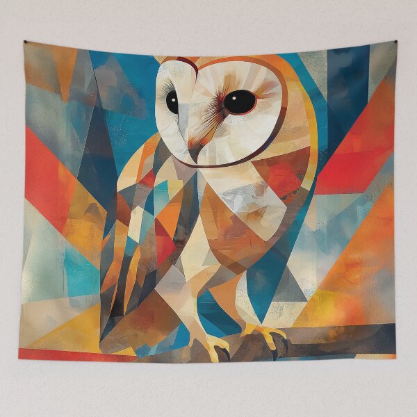 Item preview,  A colorful striking design of a barn ow. designed and sold by HEMRO.