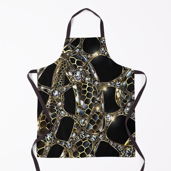 Item preview, Black and Gold Snake Glam designed and sold by Eclectic Monkey.