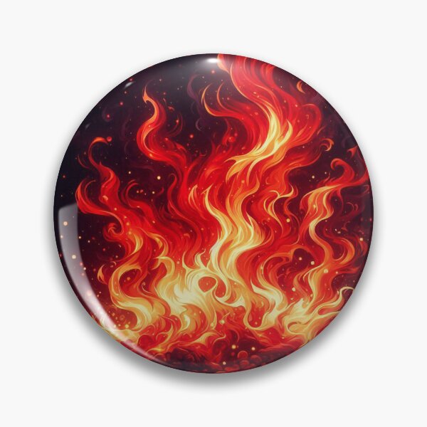 Item preview, AI-Designed Abstract Red Fire Motif – Bold & Fiery Artwork for Clothing, Accessories & Modern Fashion designed and sold by knalpot-design.