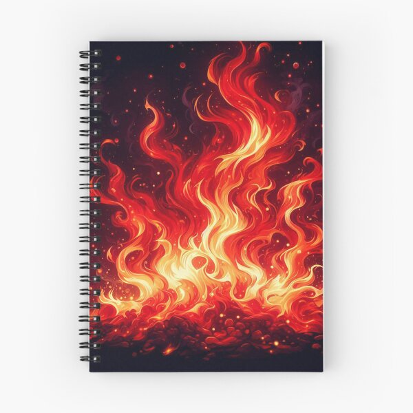 Item preview, AI-Designed Abstract Red Fire Motif – Bold & Fiery Artwork for Clothing, Accessories & Modern Fashion designed and sold by knalpot-design.
