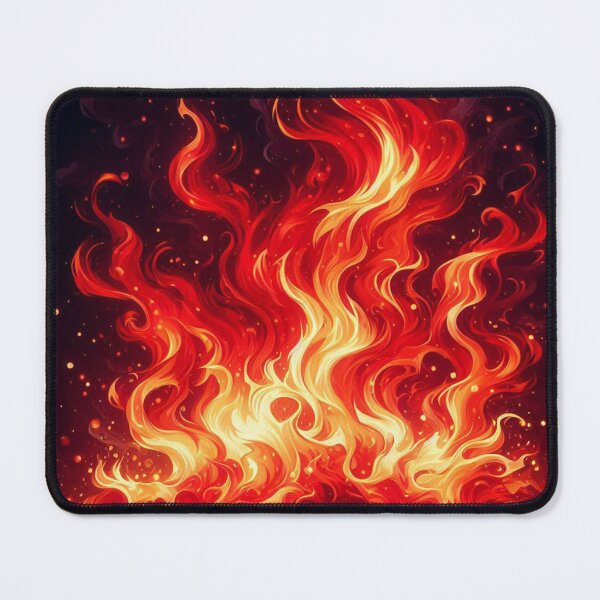 Item preview, AI-Designed Abstract Red Fire Motif – Bold & Fiery Artwork for Clothing, Accessories & Modern Fashion designed and sold by knalpot-design.