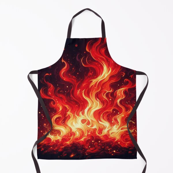 Item preview, AI-Designed Abstract Red Fire Motif – Bold & Fiery Artwork for Clothing, Accessories & Modern Fashion designed and sold by knalpot-design.