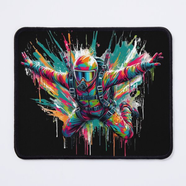 Item preview, Freefall: Vibrant Skydiver Graphic Tee. Graphic Design designed and sold by GEM STYLE.