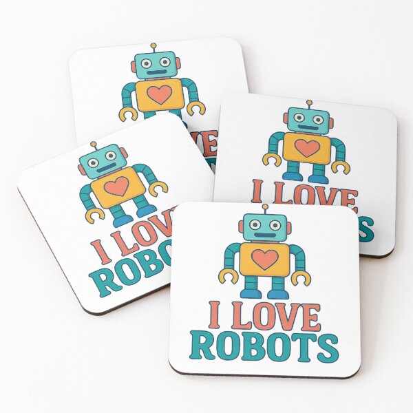 Item preview, Robot Love – AI & Futuristic Digital Art T-Shirt designed and sold by StylelnkTU.