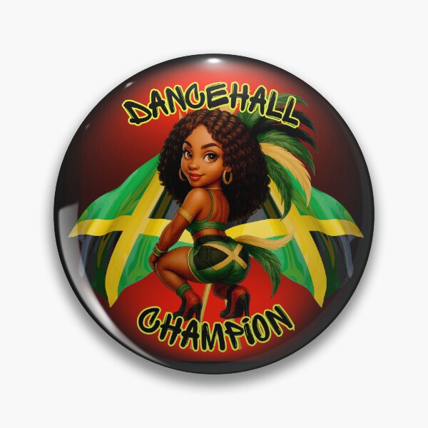 Item preview, Jamaican Dancehall Twerk of Art with National Flag designed and sold by Ms.Ranty.