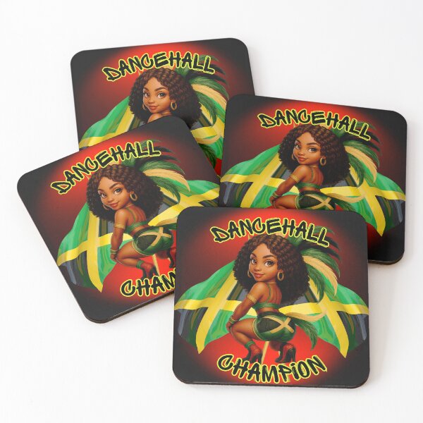 Item preview, Jamaican Dancehall Twerk of Art with National Flag designed and sold by Ms.Ranty.