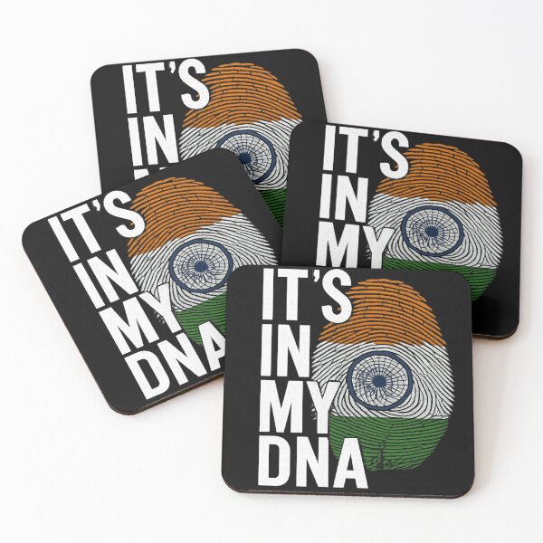 Item preview,  It’s in My DNA - Indian Flag Fingerprint  designed and sold by Trendy Art.