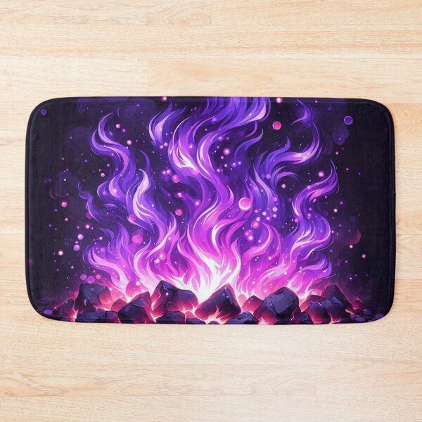 Item preview, AI-Designed Abstract Purple Flames – Bold & Mystical Artwork for Clothing, Accessories & Modern Fashion designed and sold by knalpot-design.