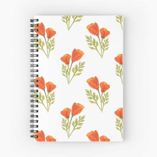 Item preview, California Poppies Pattern designed and sold by Rachel Fritz Watson.