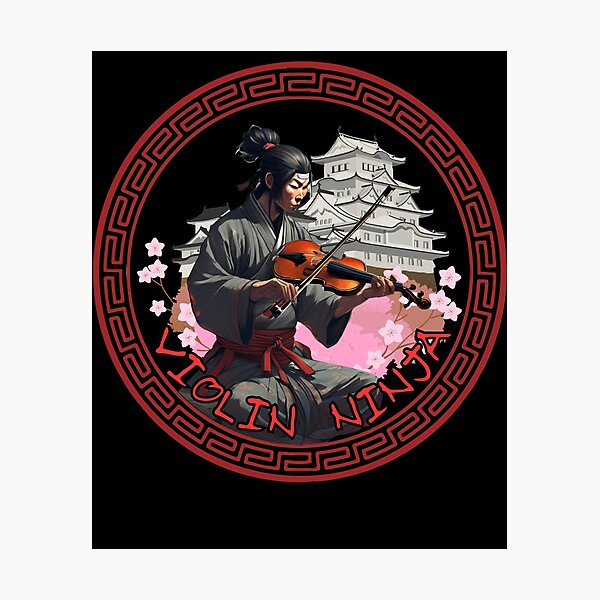 Item preview, Violin Ninja designed and sold by MixedVibes Co..