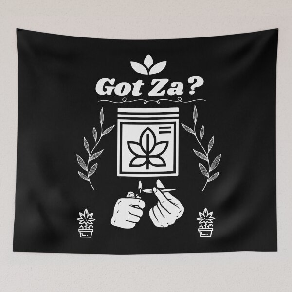 Item preview, Got Za? – Premium Weed Art (Milk Carton Parody) designed and sold by TideboundStudios.