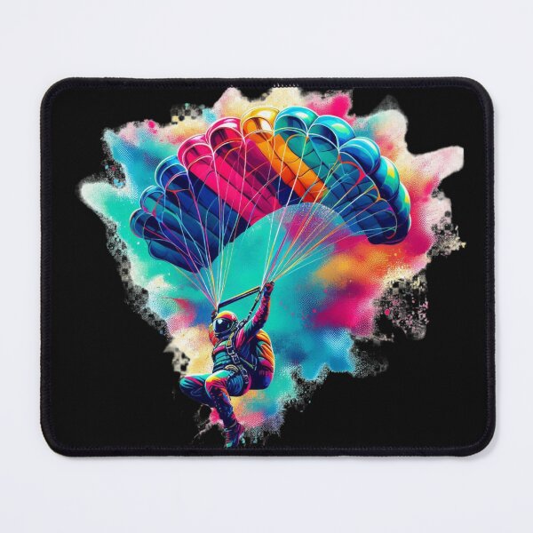 Item preview, Graffiti Skies: Vibrant Skydiver Graphic Tee. Graphic Design designed and sold by GEM STYLE.