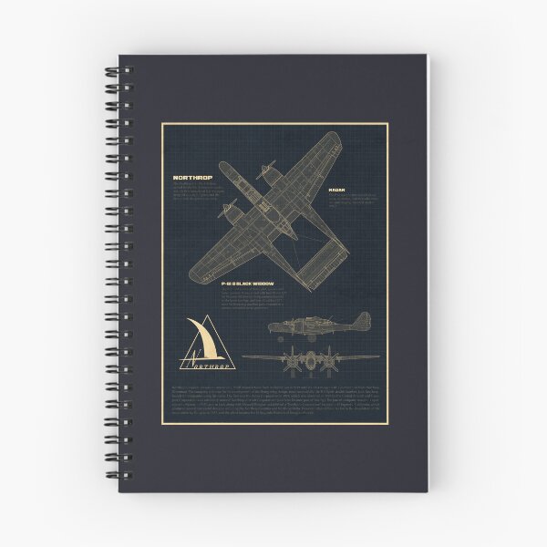 Item preview, Plano de avión Northrop P 61 Black Widow USAAF WW2 designed and sold by worldwarvintage.