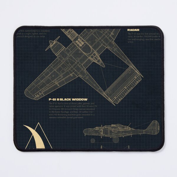 Item preview, Northrop P 61 Black Widow USAAF WW2 Aircraft Blueprint designed and sold by worldwarvintage.