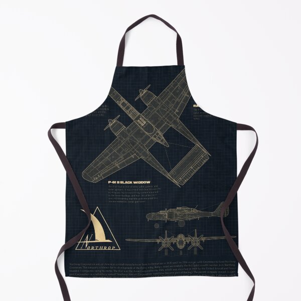 Item preview, Northrop P 61 Black Widow USAAF WW2 Aircraft Blueprint designed and sold by worldwarvintage.