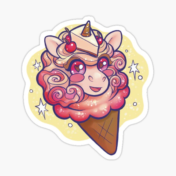 Cherry Cheesecake Chill - Ice Cream Dreams Sticker