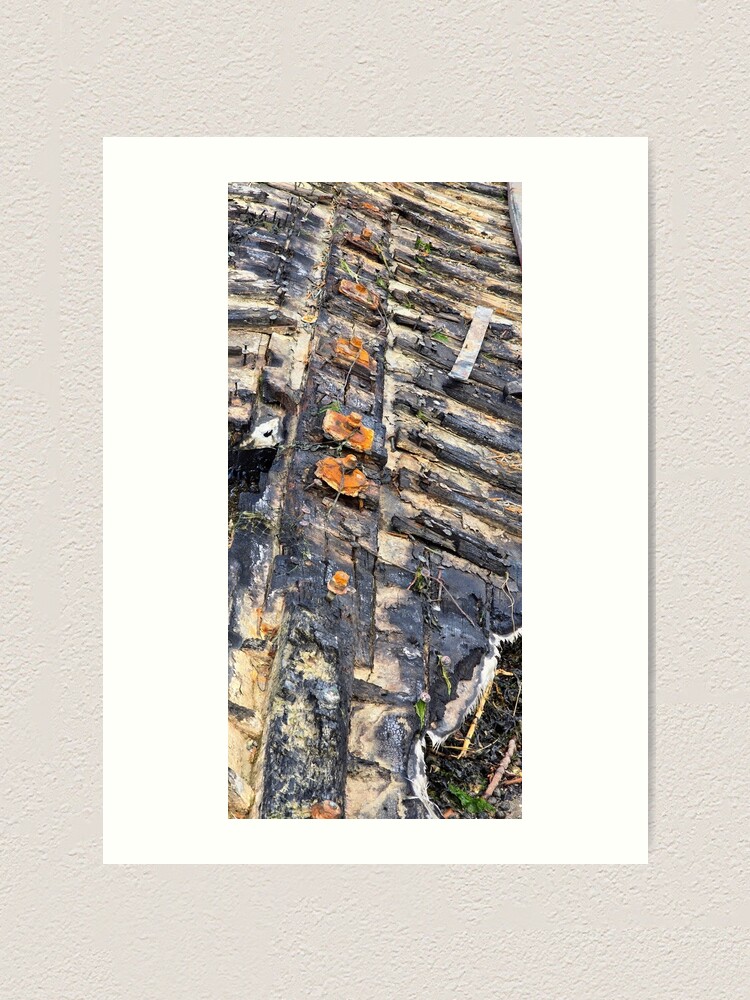 Thumbnail 1 of 3, Art Print, Shipwreck En Plein Air English Coastal Seascape by Blink Friction designed and sold by taletellerclub.