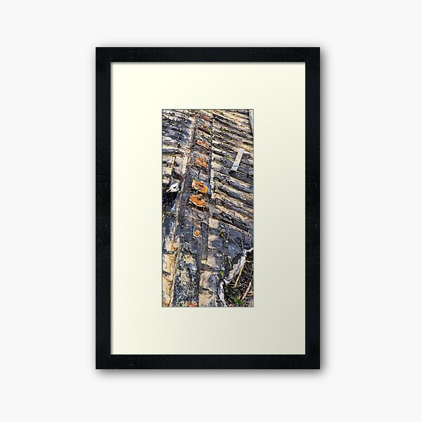 Shipwreck En Plein Air English Coastal Seascape by Blink Friction Framed Art Print
