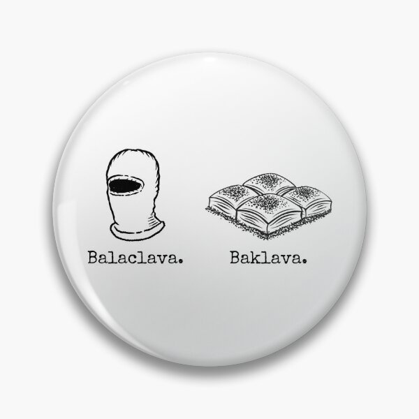 Item preview, Balaclava vs. Baklava designed and sold by BookedAndBound.