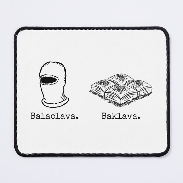 Item preview, Balaclava vs. Baklava designed and sold by BookedAndBound.