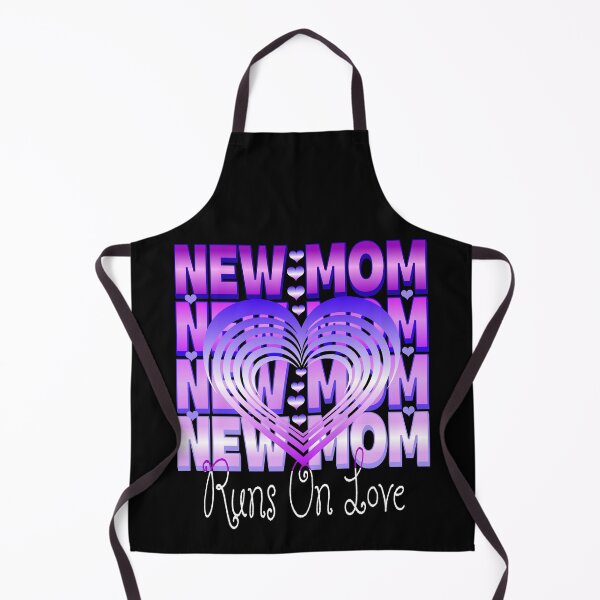 Item preview, New Mom runs on love design designed and sold by JennyFinns.