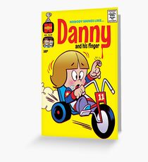 Little Horror Flicks - Danny and his Finger Greeting Card